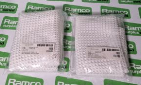 30x Washable net soiled linen bags - one size - White - NSN 8465-99-132-1441