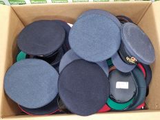50x British Forces caps - various divisions - mixed sizes