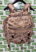 5x British Army Desert DPM field packs - 45L - NSN 8465-99-790-0101