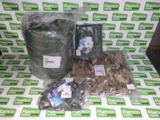 British Forces medium weight / large sleeping bag, liner, compression sack, sleeping bag case