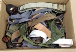 80x British Forces belts - various types and sizes