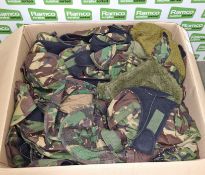 100x British Army DPM mixed hats - cold weather, tropical and combat - mixed sizes