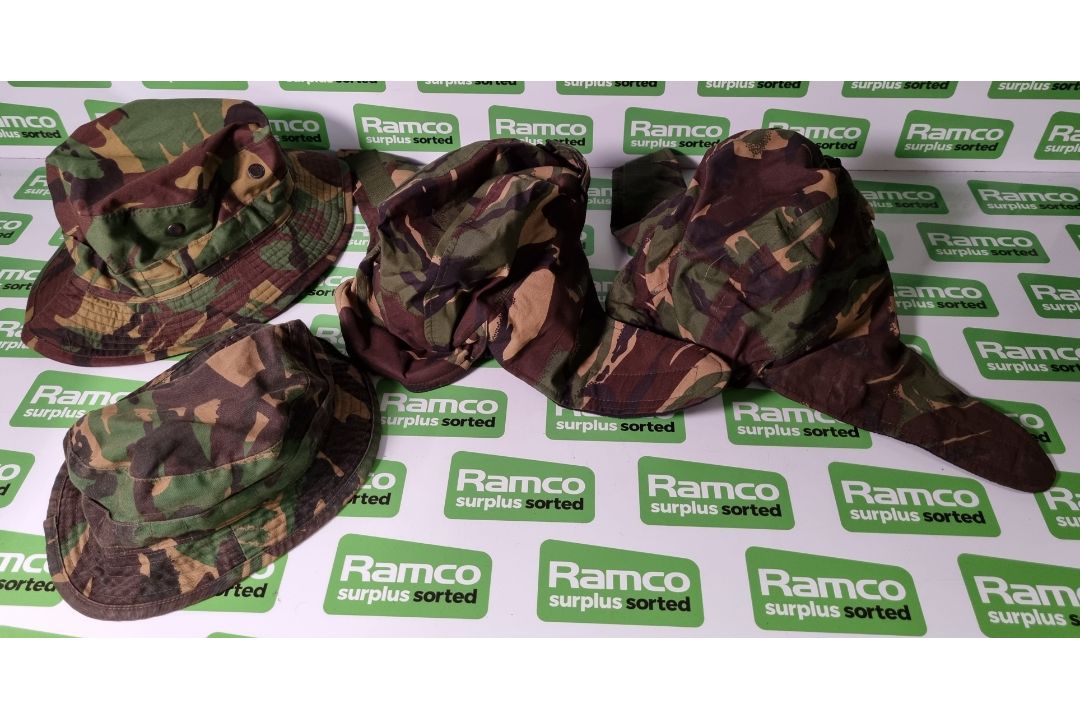 100x British Army DPM mixed hats - cold weather, tropical and combat - mixed sizes - Image 4 of 10