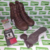 Altberg defender combat boots (BCHL) high liability - Brown leather - size 13 - fitting L