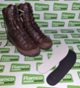 Defender Combat boots - Gore-tex - Cold wet weather - Brown - Male - size 9M