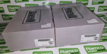 2x pairs of Magnum indoor trainers - White - size 7M