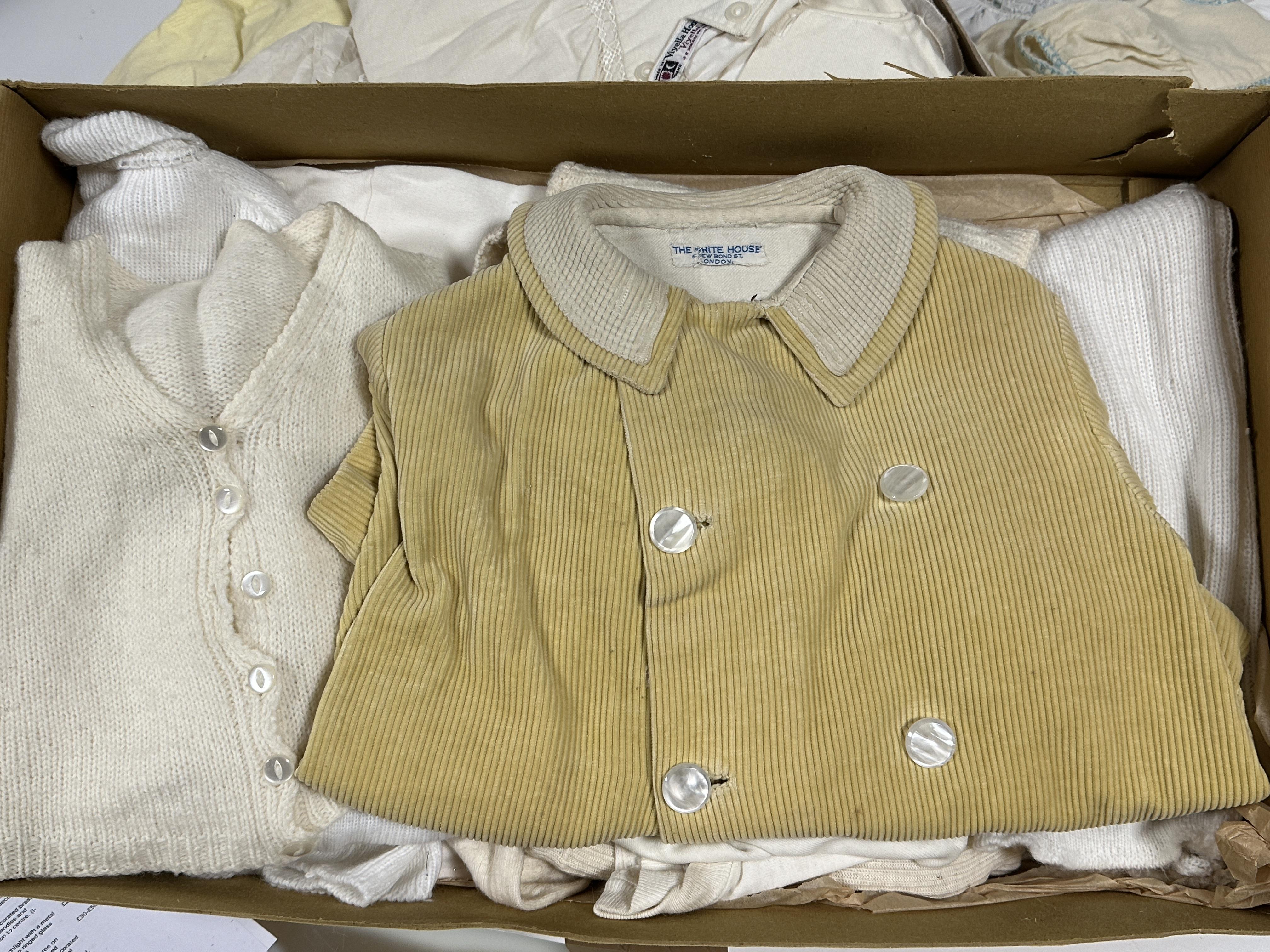 Property of the late Countess Haig, a collection of four boxes of childrens clothing including - Image 4 of 7