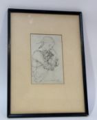 Albrecht Dürer (German 1471-1528), Portrait of Anges Dürer (The Painters Wife) print, embossed