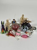 Property of the late Countess Haig, a collection of modern and vintage christmas decorations, a