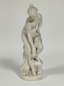 Property of the late Countess Haig, a plaster cast classical figure with draped robe restoration