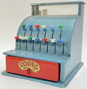 A vintage 'Codeg' British made tin child's till/toy (h- 19cm, w- 17cm)