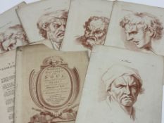 After Charles Le Brun (1616-1690), Bowles's Passions of the Soul, a group of fifteen sanguine/