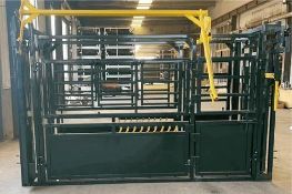 CATTLE SQUEEZE CHUTE MANUAL HEADGATE