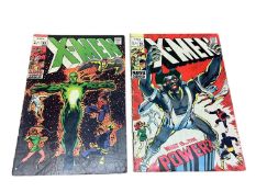 Marvel Comics X-Men #55 #56 (1969) (UK Price Variant) Living Pharaoh appearance, Backup feature tell