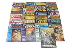 A group of Marvel Comics Conan the Barbarian magazines. To include Conan Saga, the Savage Sword of C