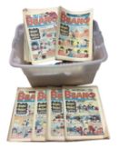Two Box of (1970’s) Beano Magazines together with Four summer specials