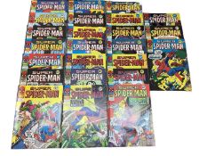 Marvel Comics Group Super Spider Man weekly magazine. An incomplete run from issue #229 - #306