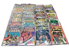 Marvel Comics King Conan, complete run from issue #1 - #55. 1980 to 1989 (American price variants).