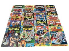 Marvel Comics Prince Namor, the Sub-Mariner 1970's and some 60's (English and American price variant