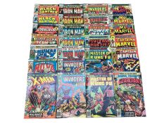 Marvel Comics mixed group mostly 1970's. To include Daredevil, Black Panther, The Defenders, Thor,