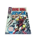 Iron Man and Sub Mariner #1 (1967), Pre dates both solo origins story's. Priced 12cent. (1)