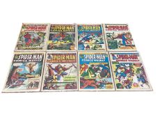 Spider-Man Comics Weekly (Marvel UK), by Magazine Management London LTD. A complete run from issue #