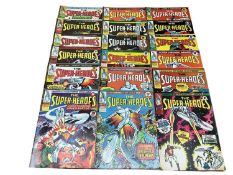 Marvel monthly magazine Marvel Superheros, an incomplete run from issue #354 - #397 (1979 - 1983). T