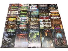Image Comics Spawn, 1990's incomplete run from issue #48 - #77. Also to include Curse of the Spawn #