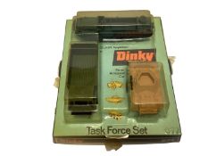Dinky Task Forde Set with D.U.K.W. Amphibian, Ferret Armoured Car & Stalwart Load Carrier No.677 an