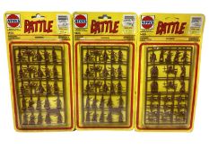 A-Toys (1980's Made in Italy) Battle 1:76 Scale WWII Soldiers including British No.1400 (x3), Russia