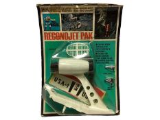 Mattel (c1967) Man in Space Series Reconojet Pak, on card (curled and heavily sellotaped at bottom)