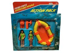 Fisher-Price (c1976-1980) Adventure People Scuba Divers Action Pack, in window box No.353 (1)
