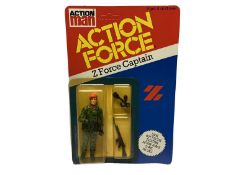 Palitoy Action Man Action Force Z Force Captain, on card with blister pack (1)