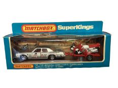 Matchbox Super Kings (c1981) diecast Motorcycle Racing Set, in window box No.K-91 (1)