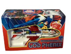 Popy Toys (c1982) battle of the Planets God Phenix, in window box (slightly crumpled one end) (1)