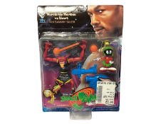 Playmates Warner Bros (c1997) Space Jam Marvin the Martian v Nawt, on card with bubblepack No.17659