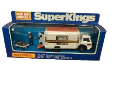Matchbox Super Kings diecast Security Truck, in window box No.K-19, plus loose Ford 