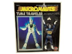 Airfix Mego Corps (c1976) Micronauts Time Traveler Blue, on card with blister pack No.50301-5 (1)