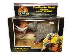 Sungold Galaxy Warriors The Fearful Beast from the Planet Ferror Elephant & Horse, both in window bo