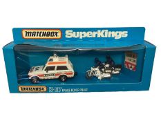Matchbox Super Kings (c1983) diecast Range Rover Police, in window box No.K-97 (1)