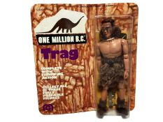 Mego Corps (c1977) One Million B.C. Trag action figure caveman, on unpunched card with bubblepack (1
