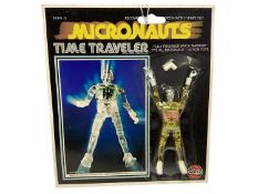 Airfix Mego Corps (c1976) Micronauts Time Traveler Yellow, on card with blister pack No.50301-5 (1)