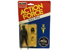 Palitoy Action Man Action Force S.A.S Pilot, on card with blister pack (1)