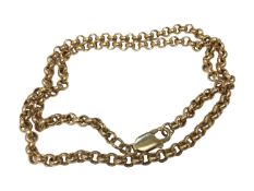 9ct gold belcher link chain