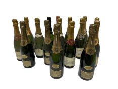 Sixteen bottles, Champagne and sparkling to include Waitrose 2005 vintage (4), Justerini & Brooks an