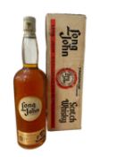 One bottle, Long John Blended Scotch Whisky, a tregnum (3 bottles), 70%, in orignal card box