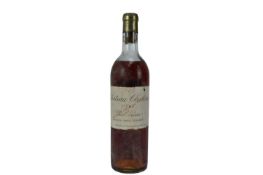 One bottle, Chateau Climens 1er Cru 1970