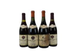 Four bottles, Nuits St Georges 1er Cru Les Bousselots 1990 (2) and 1993 (2), Henry Hudelot