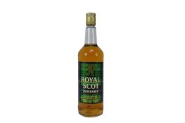 One bottle, Royal Scot Whisky, blended and bottled for British Transport Hotels