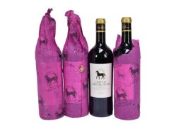 Four bottles, Chateau Cheval Noir Saint Emilion Grand Cru 2013